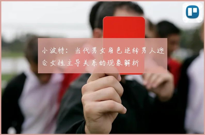 小波特：当代男女角色逆转男人迎合女性主导关系的现象解析